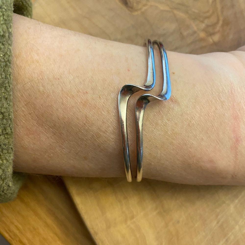 Vintage retro signed 925 sterling silver Bracelet